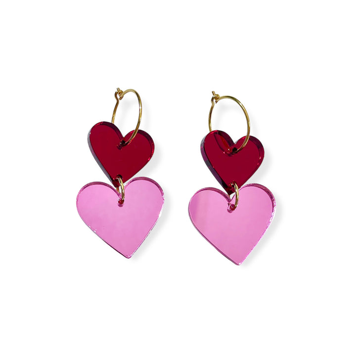 ALL 4 LOVE - bordeaux/pink