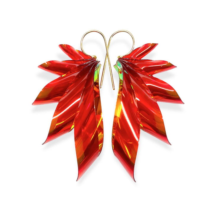 THE WINGS - warm red/rainbow