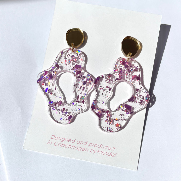 Sea slugs - gold/pink flakes 2.sortering