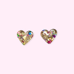 Tiny Hearts, golden confetti