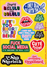 Bold & Colorful Sticker Sheet