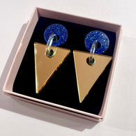 Geometry Baby - blue/rainbow/golden LIMITED