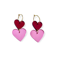 ALL 4 LOVE - bordeaux/pink