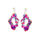 SEA SLUGS - red confetti hoops