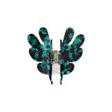 Peacock - hair clip