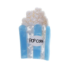 Popcorn blue - hair clip