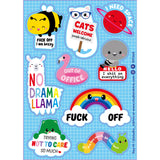 Cute and Sassy Sticker Sheet