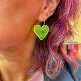 TWO HEARTS - neon yellow
