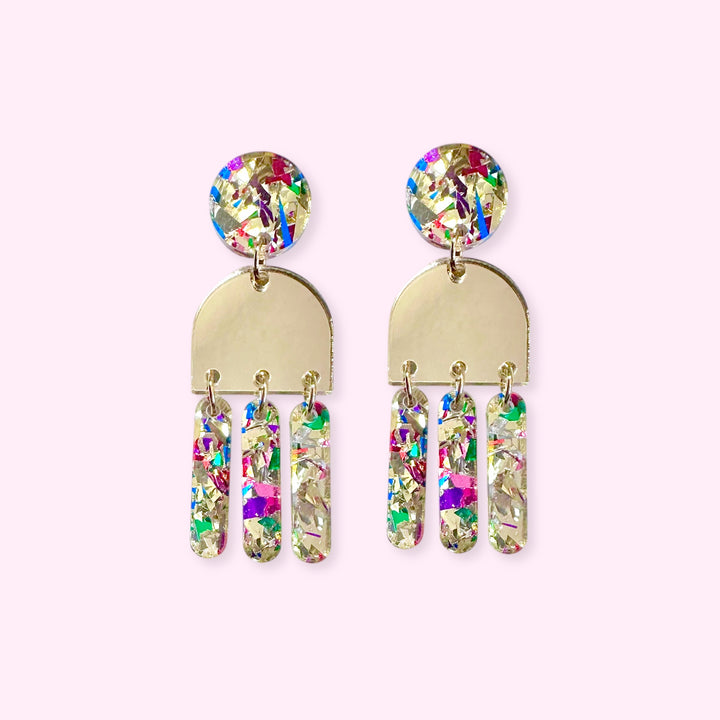 Mini Tassel Queen - golden/golden confetti
