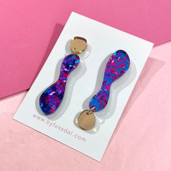 The Upside Down - large midnight confetti