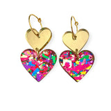 ALL 4 LOVE - gold/red confetti