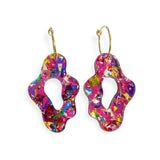 SEA SLUGS - red confetti hoops