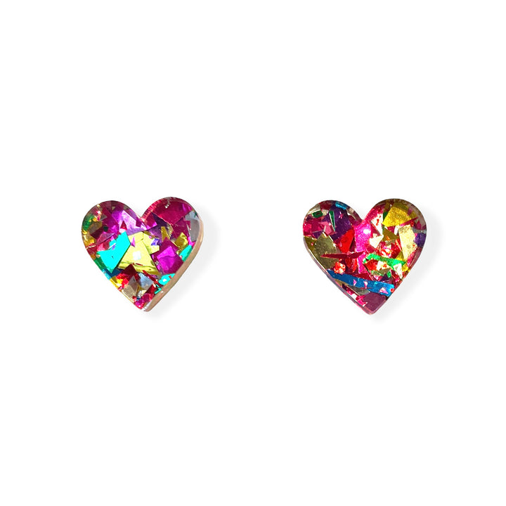 Tiny Hearts, red confetti
