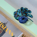 Peacock - hair clip