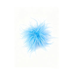 ROBIN BROCHE - baby blue