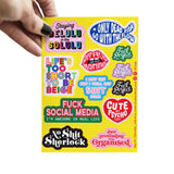 Bold & Colorful Sticker Sheet