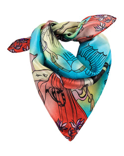 THE WITCH SMALL SCARF - THE WITCH ART PRINT