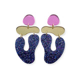 Sea Angel - Pink/gold/blue glitter