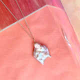 Grey keshi pearl necklace