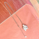 Grey keshi pearl necklace