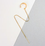 byfossdal earcuff w chain gold