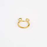 byfossdal small double earcuff gold