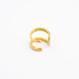 byfossdal Chunky double earcuff gold