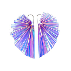 Waves - rainbow/lavender